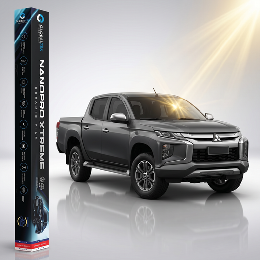 Insulfilm Nano Cerâmica Mitsubishi L-200 Triton — Corte Computadorizado Sob Medida — Película Térmica Premium Nanopro Xtreme