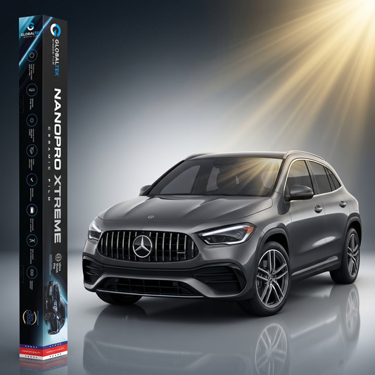 Insulfilm Nano Cerâmica Mercedes-Benz GLA — Corte Computadorizado Sob Medida — Película Térmica Premium Nanopro Xtreme