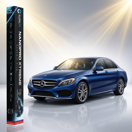 Insulfilm Nano Cerâmica Mercedes-Benz C 300 C 350 — Corte Computadorizado Sob Medida — Película Térmica Premium Nanopro Xtreme