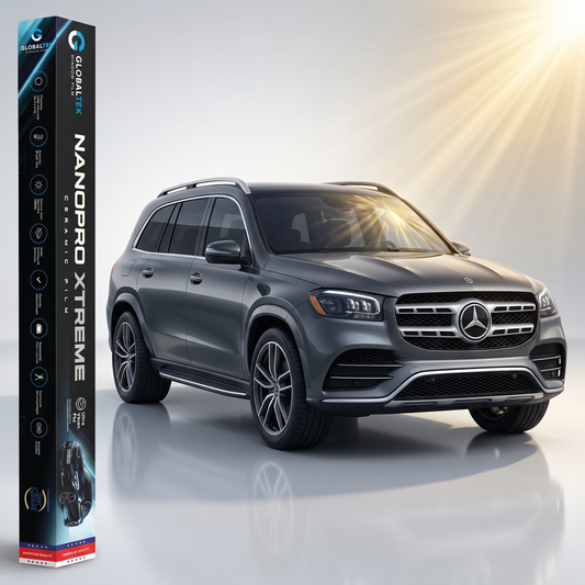 Insulfilm Nano Cerâmica Mercedes-Benz GLS — Corte Computadorizado Sob Medida — Película Térmica Premium Nanopro Xtreme