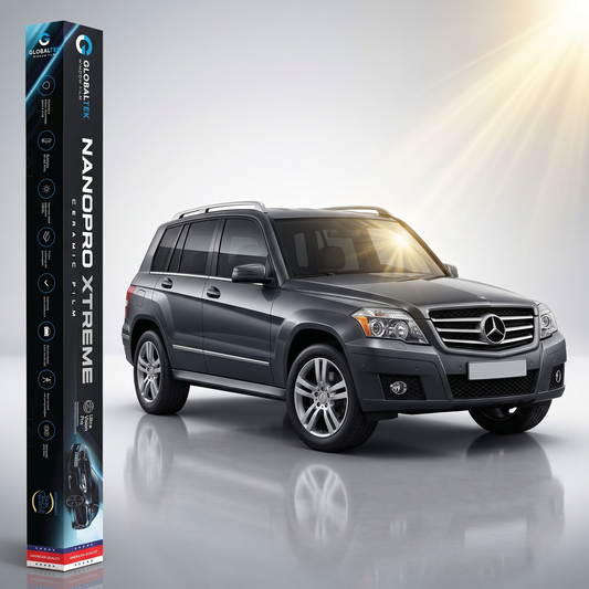 Insulfilm Nano Cerâmica Mercedes-Benz GLK — Corte Computadorizado Sob Medida — Película Térmica Premium Nanopro Xtreme