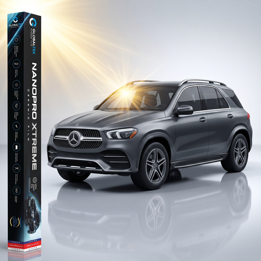 Insulfilm Nano Cerâmica Mercedes-Benz GLE SUV — Corte Computadorizado Sob Medida — Película Térmica Premium Nanopro Xtreme