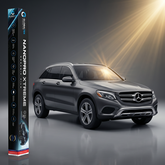 Insulfilm Nano Cerâmica Mercedes-Benz GLC 250 — Corte Computadorizado Sob Medida — Película Térmica Premium Nanopro Xtreme