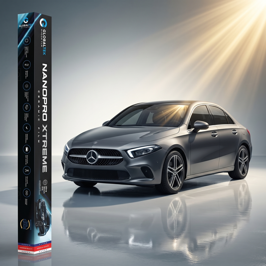 Insulfilm Nano Cerâmica Mercedes-Benz A 200 Sedan — Corte Computadorizado Sob Medida — Película Térmica Premium Nanopro Xtreme