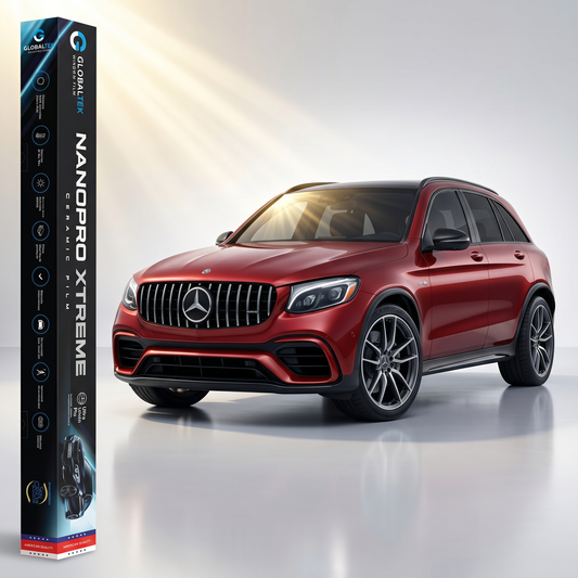 Insulfilm Nano Cerâmica Mercedes-Benz GLC 43 AMG — Corte Computadorizado Sob Medida — Película Térmica Premium Nanopro Xtreme