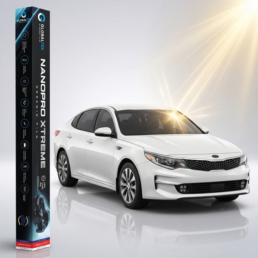 Insulfilm Nano Cerâmica Kia Optima — Corte Computadorizado Sob Medida — Película Térmica Premium Nanopro Xtreme