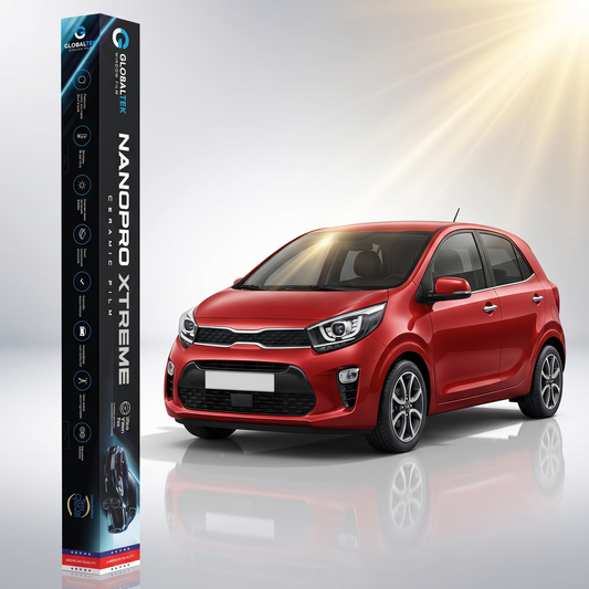 Insulfilm Nano Cerâmica Kia Picanto — Corte Computadorizado Sob Medida — Película Térmica Premium Nanopro Xtreme
