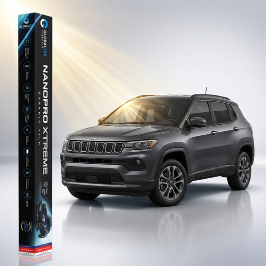 Insulfilm Nano Cerâmica Jeep Compass — Corte Computadorizado Sob Medida — Película Térmica Premium Nanopro Xtreme