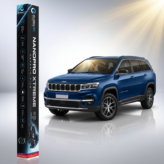 Insulfilm Nano Cerâmica Jeep Commander — Corte Computadorizado Sob Medida — Película Térmica Premium Nanopro Xtreme