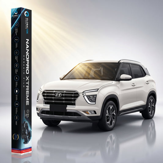 Insulfilm Nano Cerâmica Hyundai Creta — Corte Computadorizado Sob Medida — Película Térmica Premium Nanopro Xtreme