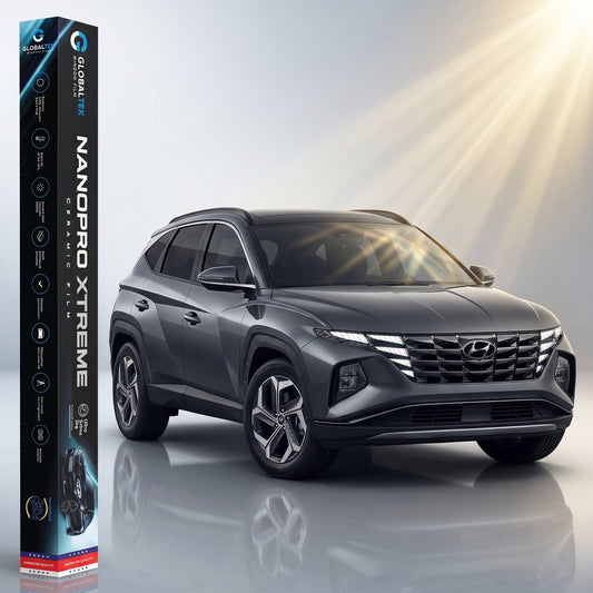 Insulfilm Nano Cerâmica Hyundai Tucson — Corte Computadorizado Sob Medida — Película Térmica Premium Nanopro Xtreme