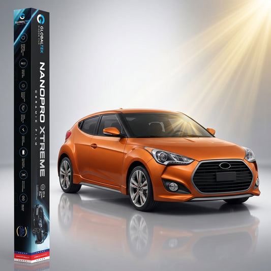 Insulfilm Nano Cerâmica Hyundai Veloster — Corte Computadorizado Sob Medida — Película Térmica Premium Nanopro Xtreme