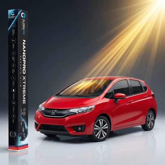 Insulfilm Nano Cerâmica Honda Fit — Corte Computadorizado Sob Medida — Película Térmica Premium Nanopro Xtreme
