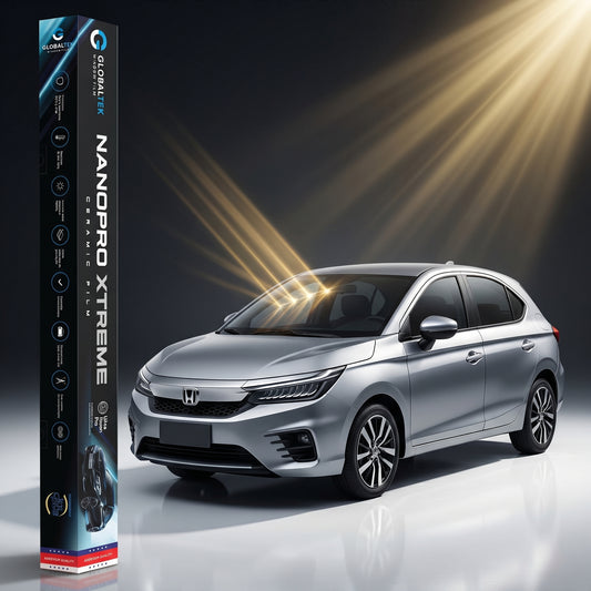 Insulfilm Nano Cerâmica Honda City Hatch — Corte Computadorizado Sob Medida — Película Térmica Premium Nanopro Xtreme