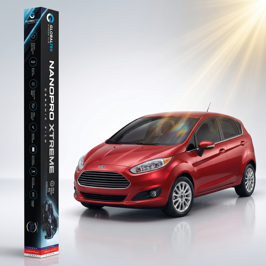 Insulfilm Nano Cerâmica Ford Fiesta Hatch — Corte Computadorizado Sob Medida — Película Térmica Premium Nanopro Xtreme