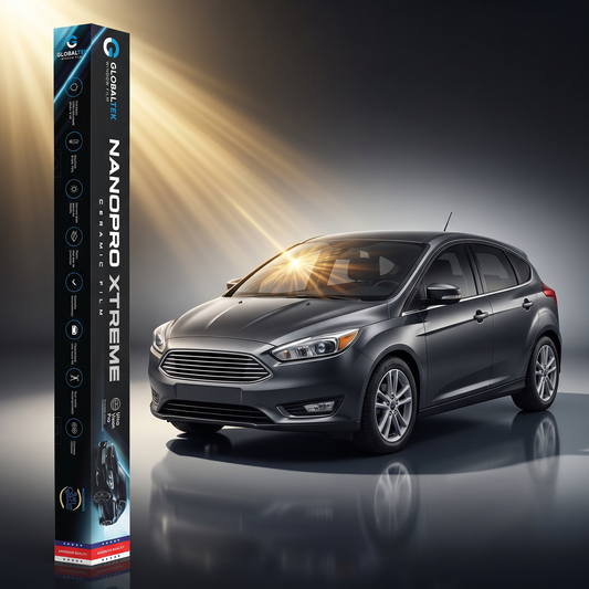 Insulfilm Nano Cerâmica Ford Focus Hatch — Corte Computadorizado Sob Medida — Película Térmica Premium Nanopro Xtreme
