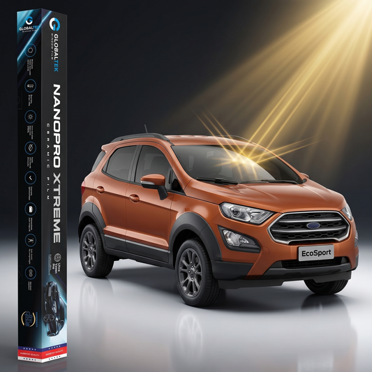 Insulfilm Nano Cerâmica Ford EcoSport — Corte Computadorizado Sob Medida — Película Térmica Premium Nanopro Xtreme
