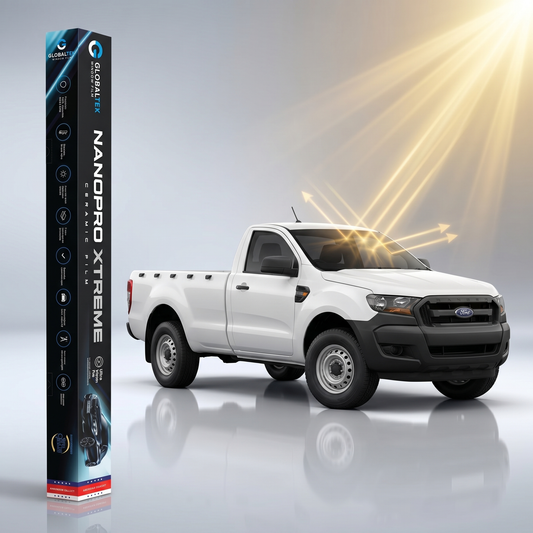 Insulfilm Nano Cerâmica Ford Ranger Cabine Simples — Corte Computadorizado Sob Medida — Película Térmica Premium Nanopro Xtreme