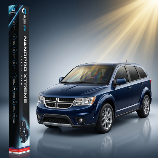 Insulfilm Nano Cerâmica Dodge Journey — Corte Computadorizado Sob Medida — Película Térmica Premium Nanopro Xtreme