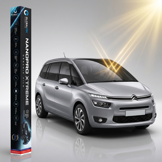 Insulfilm Nano Cerâmica Citroën C4 Grand Picasso — Corte Computadorizado Sob Medida — Película Térmica Premium Nanopro Xtreme