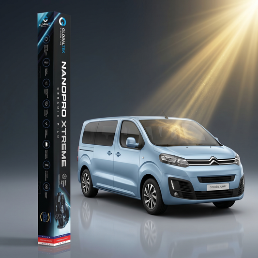 Insulfilm Nano Cerâmica Citroën Jumpy Passageiro — Corte Computadorizado Sob Medida — Película Térmica Premium Nanopro Xtreme