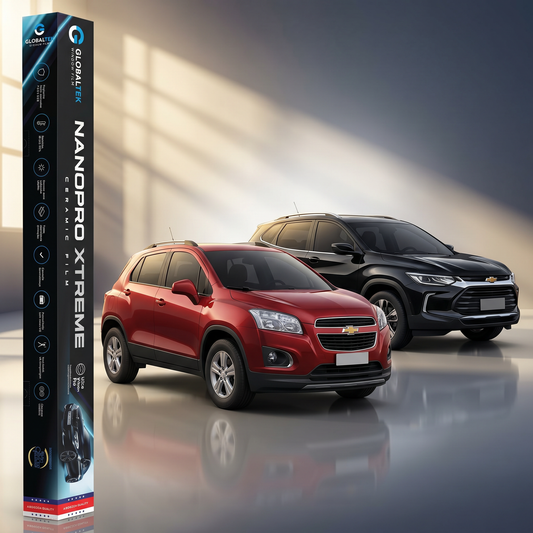 Insulfilm Nano Cerâmica Chevrolet Tracker — Corte Computadorizado Sob Medida — Película Térmica Premium Nanopro Xtreme