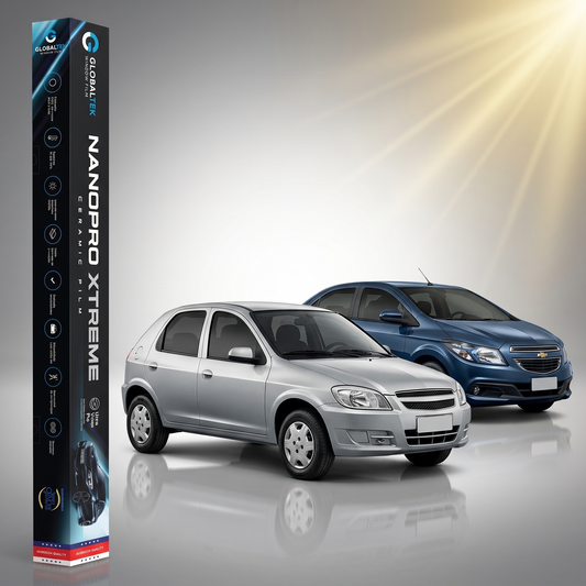 Insulfilm Nano Cerâmica Chevrolet Prisma — Corte Computadorizado Sob Medida — Película Térmica Premium Nanopro Xtreme