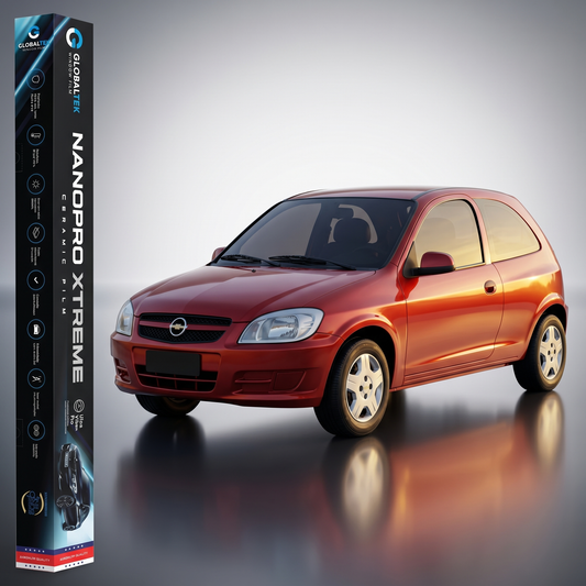 Insulfilm Nano Cerâmica Chevrolet Celta 2 Portas — Corte Computadorizado Sob Medida — Película Térmica Premium Nanopro Xtreme