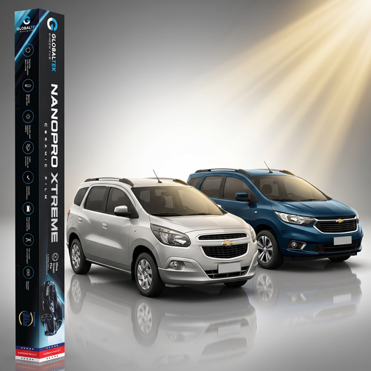 Insulfilm Nano Cerâmica Chevrolet Spin — Corte Computadorizado Sob Medida — Película Térmica Premium Nanopro Xtreme
