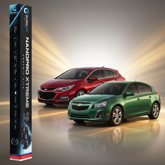 Insulfilm Nano Cerâmica Chevrolet Cruze Hatch — Corte Computadorizado Sob Medida — Película Térmica Premium Nanopro Xtreme