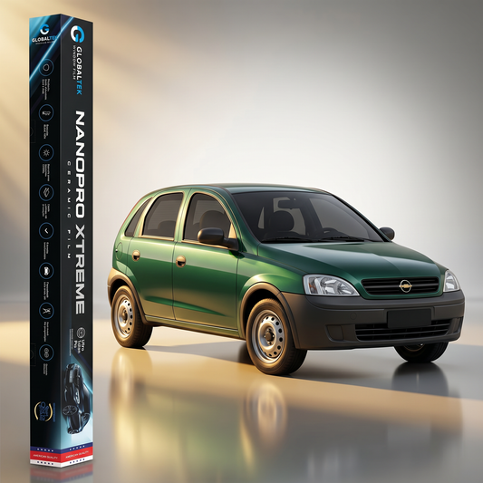 Insulfilm Nano Cerâmica Chevrolet Corsa Hatch Joy — Corte Computadorizado Sob Medida — Película Térmica Premium Nanopro Xtreme