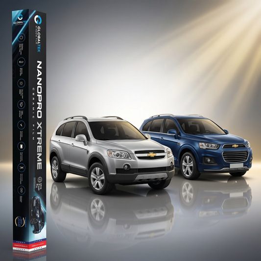 Insulfilm Nano Cerâmica Chevrolet Captiva — Corte Computadorizado Sob Medida — Película Térmica Premium Nanopro Xtreme