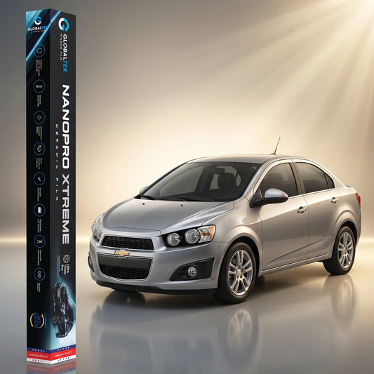 Insulfilm Nano Cerâmica Chevrolet Sonic Sedan — Corte Computadorizado Sob Medida — Película Térmica Premium Nanopro Xtreme