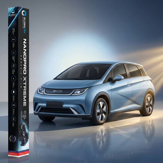 Insulfilm Nano Cerâmica BYD Dolphin — Corte Computadorizado Sob Medida — Película Térmica Premium Nanopro Xtreme