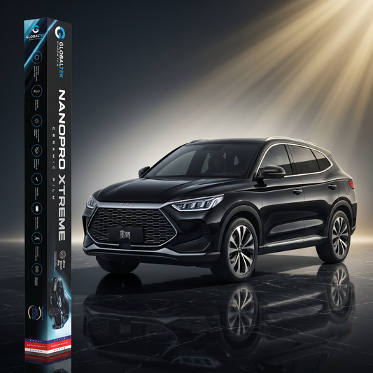 Insulfilm Nano Cerâmica BYD Song Plus — Corte Computadorizado Sob Medida — Película Térmica Premium Nanopro Xtreme