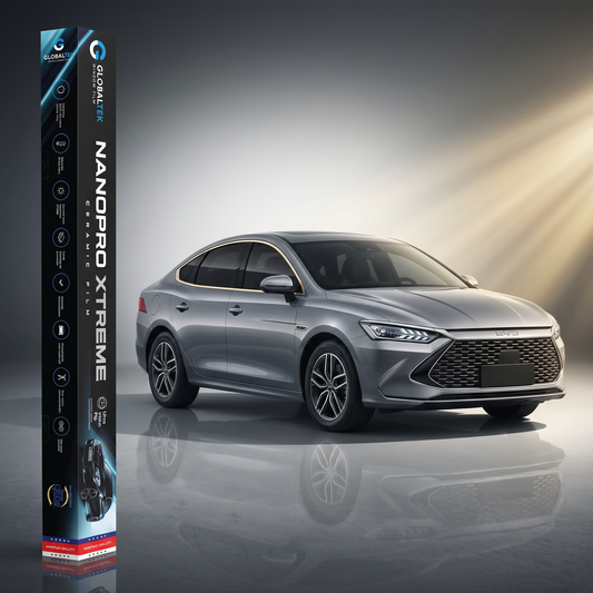 Insulfilm Nano Cerâmica BYD King — Corte Computadorizado Sob Medida — Película Térmica Premium Nanopro Xtreme