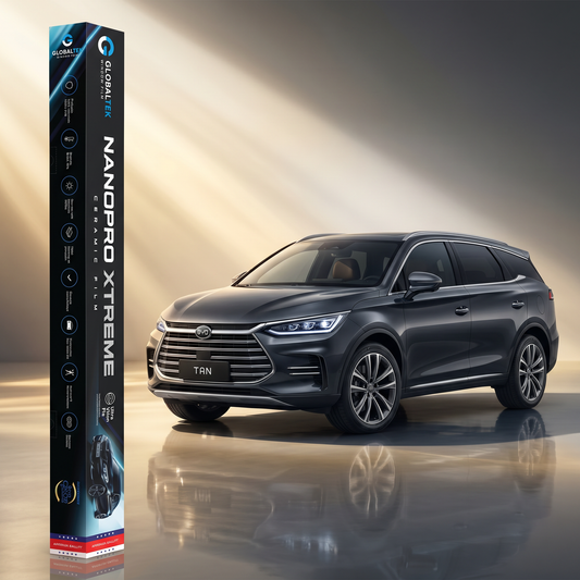 Insulfilm Nano Cerâmica BYD Tan — Corte Computadorizado Sob Medida — Película Térmica Premium Nanopro Xtreme