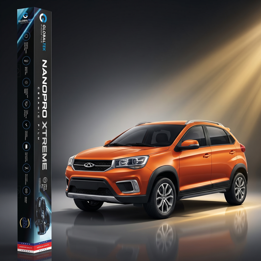 Insulfilm Nano Cerâmica Chery Tiggo 3X — Corte Computadorizado Sob Medida — Película Térmica Premium Nanopro Xtreme