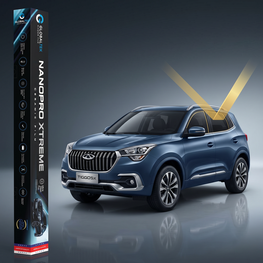 Insulfilm Nano Cerâmica Chery Tiggo 5X — Corte Computadorizado Sob Medida — Película Térmica Premium Nanopro Xtreme
