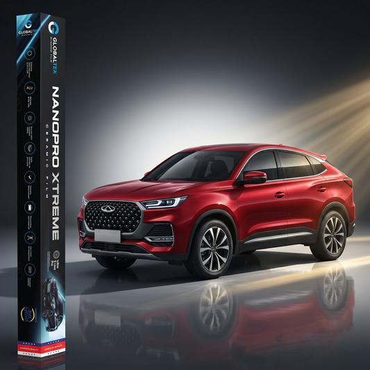 Insulfilm Nano Cerâmica Chery Tiggo 7 Sport — Corte Computadorizado Sob Medida — Película Térmica Premium Nanopro Xtreme