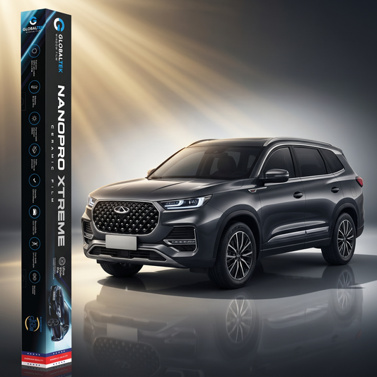 Insulfilm Nano Cerâmica Chery Tiggo 8 Pro — Corte Computadorizado Sob Medida — Película Térmica Premium Nanopro Xtreme