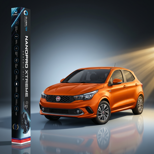 Insulfilm Nano Cerâmica Fiat Argo — Corte Computadorizado Sob Medida — Película Térmica Premium Nanopro Xtreme