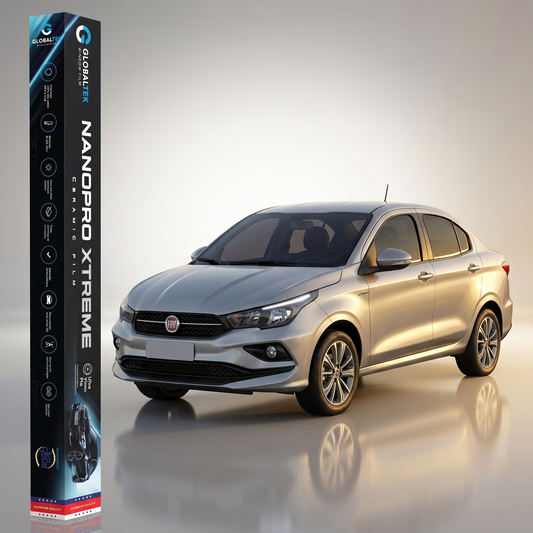 Insulfilm Nano Cerâmica Fiat Cronos — Corte Computadorizado Sob Medida — Película Térmica Premium Nanopro Xtreme