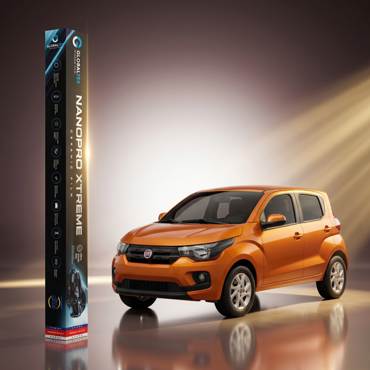 Insulfilm Nano Cerâmica Fiat Mobi — Corte Computadorizado Sob Medida — Película Térmica Premium Nanopro Xtreme