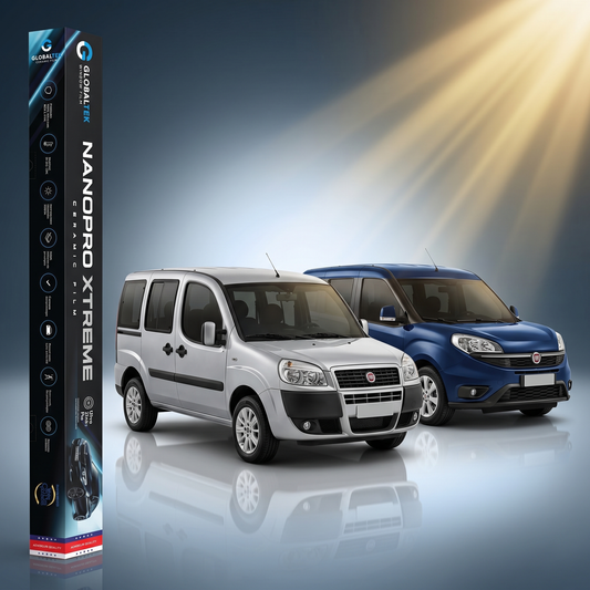 Insulfilm Nano Cerâmica Fiat Doblò — Corte Computadorizado Sob Medida — Película Térmica Premium Nanopro Xtreme