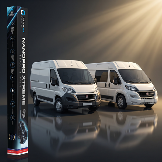 Insulfilm Nano Cerâmica Fiat Ducato — Corte Computadorizado Sob Medida — Película Térmica Premium Nanopro Xtreme