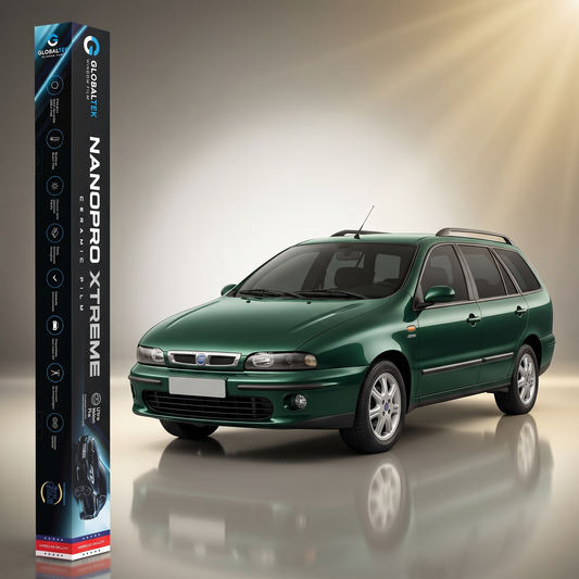 Insulfilm Nano Cerâmica Fiat Marea Weekend — Corte Computadorizado Sob Medida — Película Térmica Premium Nanopro Xtreme