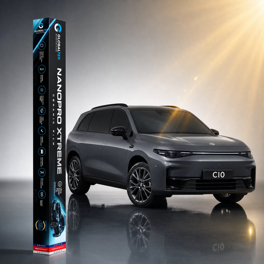Insulfilm Nano Cerâmica Leapmotor C10 — Corte Computadorizado Sob Medida — Película Térmica Premium Nanopro Xtreme