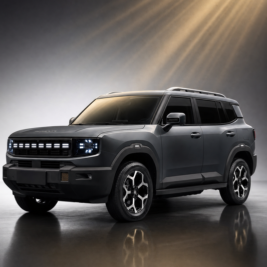 Película Nano Cerâmica Jetour T1 — carro com película aplicada nos vidros