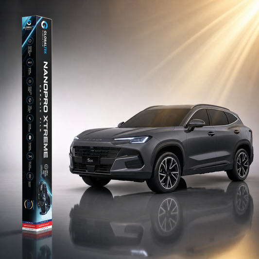 Insulfilm Nano Cerâmica Jetour S06 — Corte Computadorizado Sob Medida — Película Térmica Premium Nanopro Xtreme